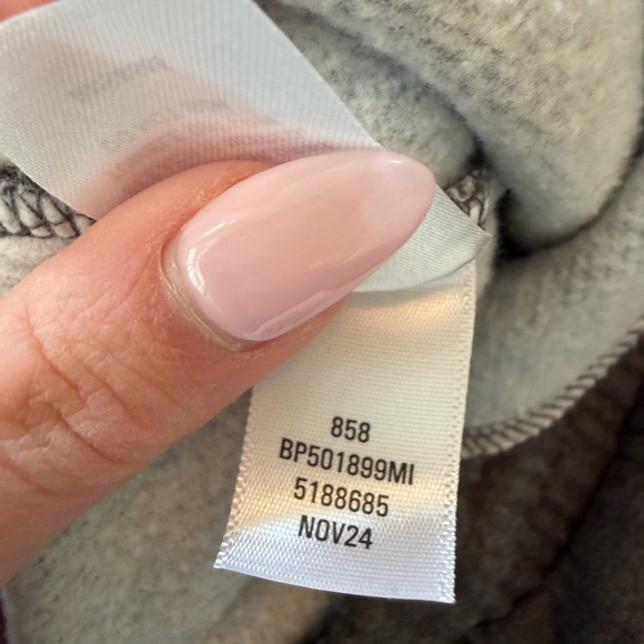 BP. Baggy Wide Leg Sweatpants Grey Medium Charcoal Heather - Picture 7 of 7